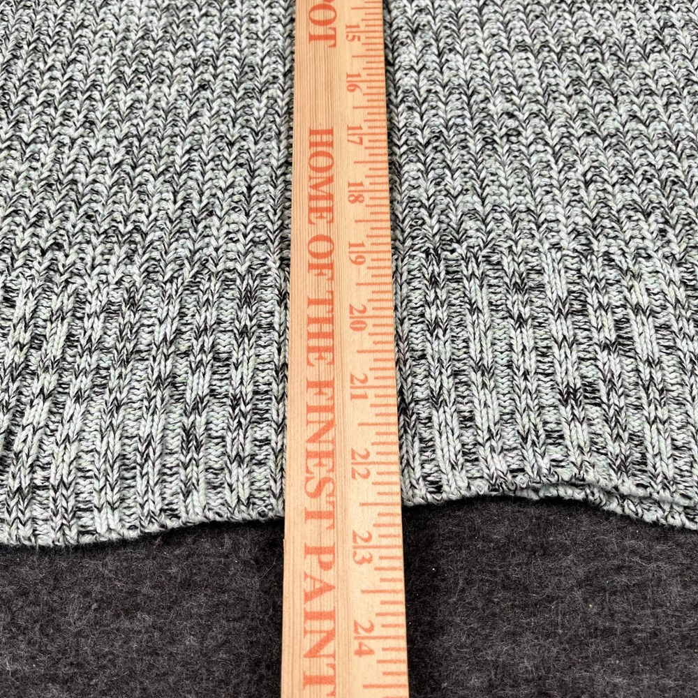 American Eagle Outfitters Sweater Womens Medium Marled Gray Knit Cotton Winter - Picture 2 of 7